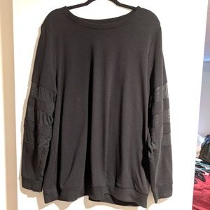 BLACK ACTIVE PULLOVER